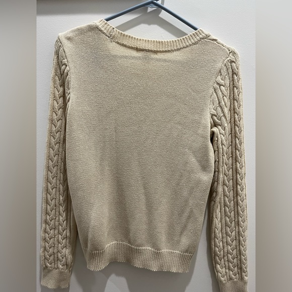XS H&M Beige Knitted Sweater - Picture 3 of 3